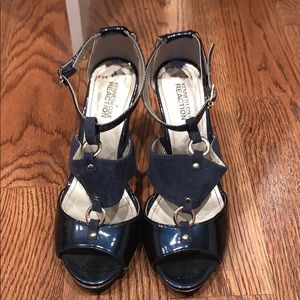 Kenneth Cole Reaction Blue Heels